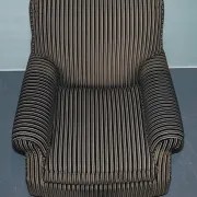 Vintage Striped Chair by Ralph Lauren for Henredon