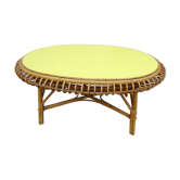 Sun rattan coffee table