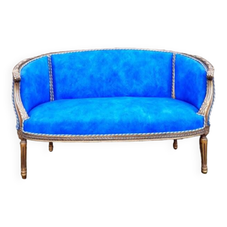 Louis XVI style basket sofa