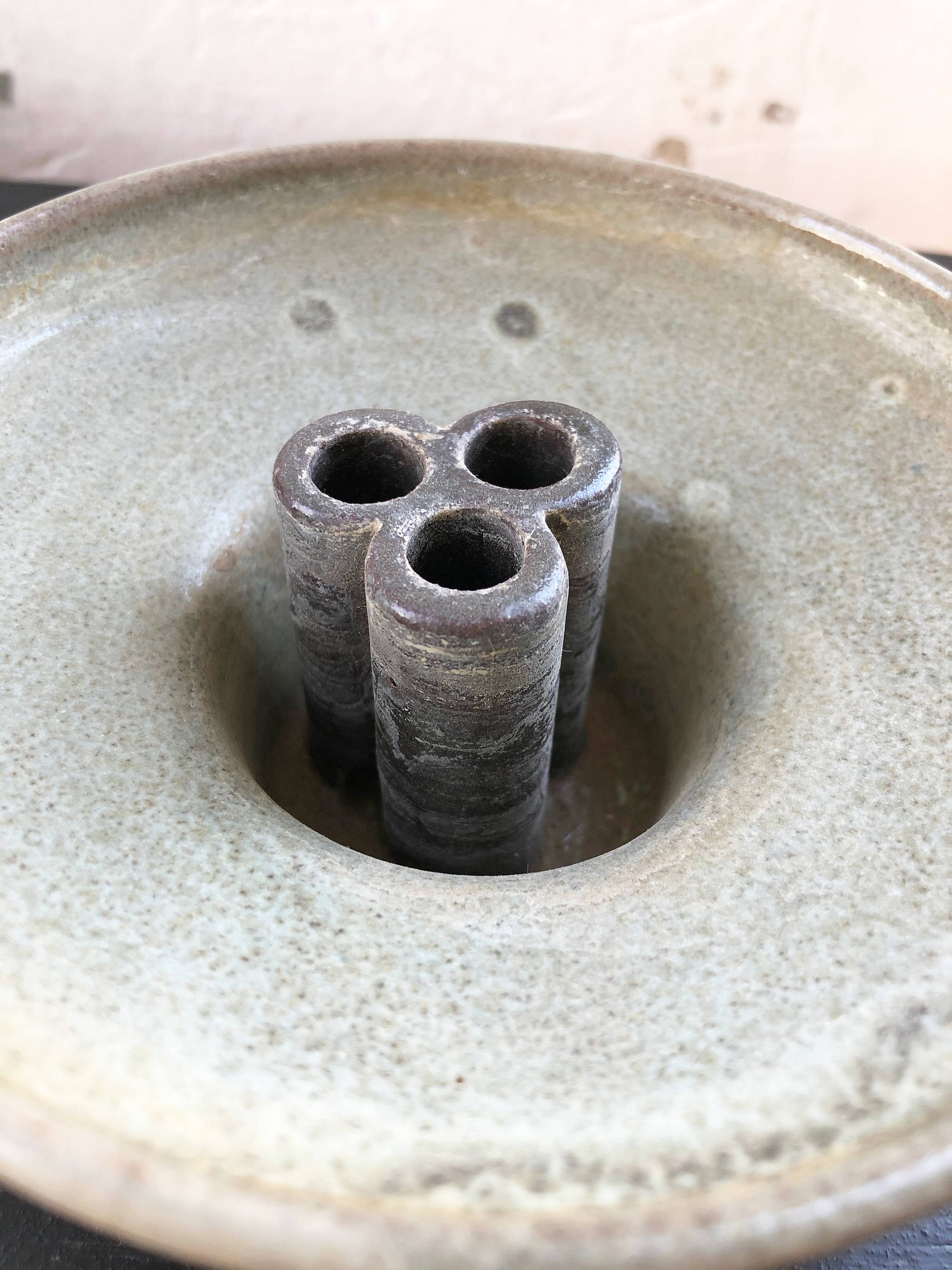 Scandinavian ceramic candlestick