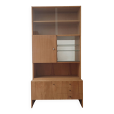 Tall two-body cupboard by Drevotex Zamberk 1977