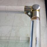 Table d’appoint en bambou lucite par Charles Hollis Jones