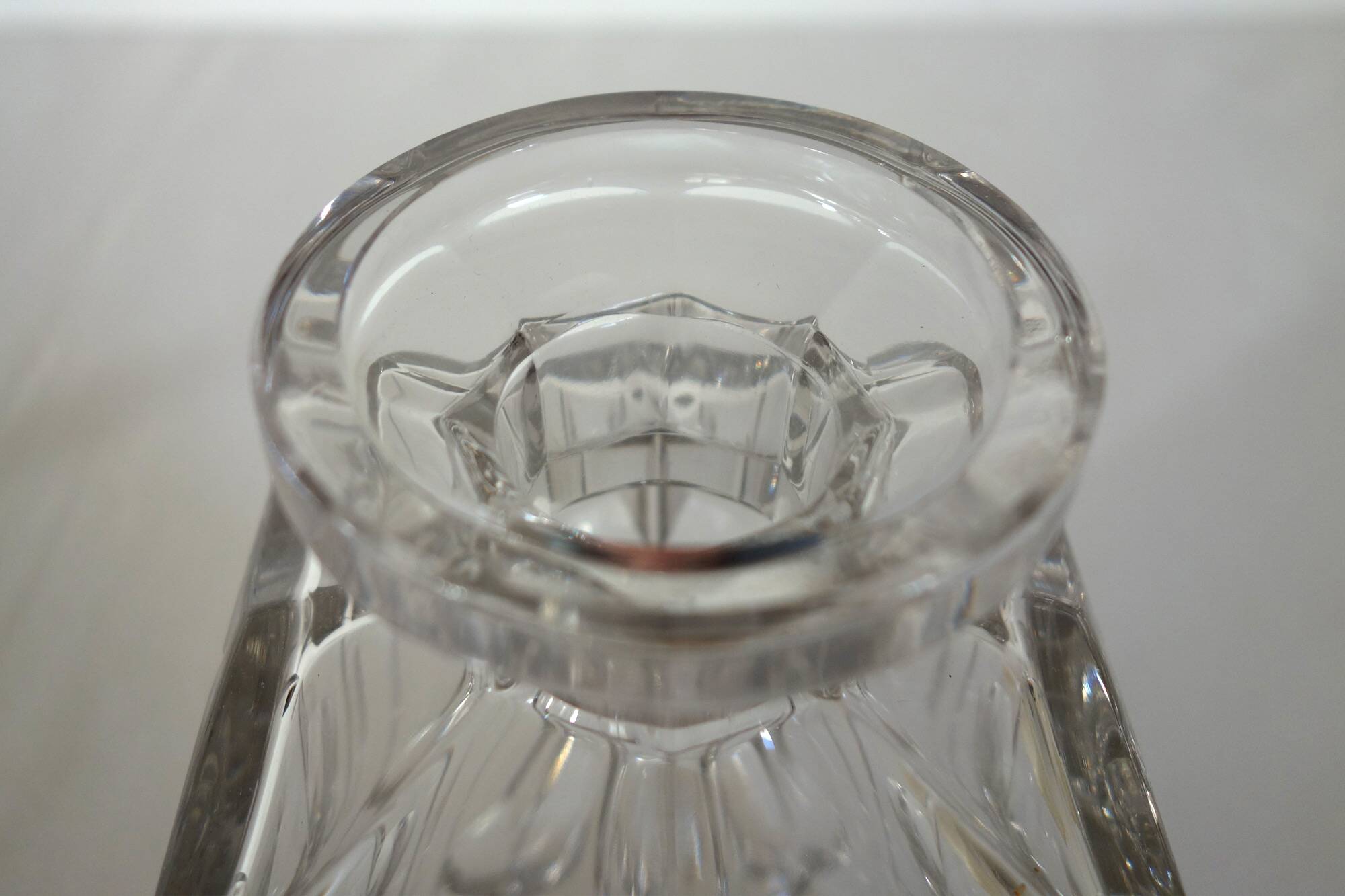 crystal whiskey decanter, Germany, 1970s