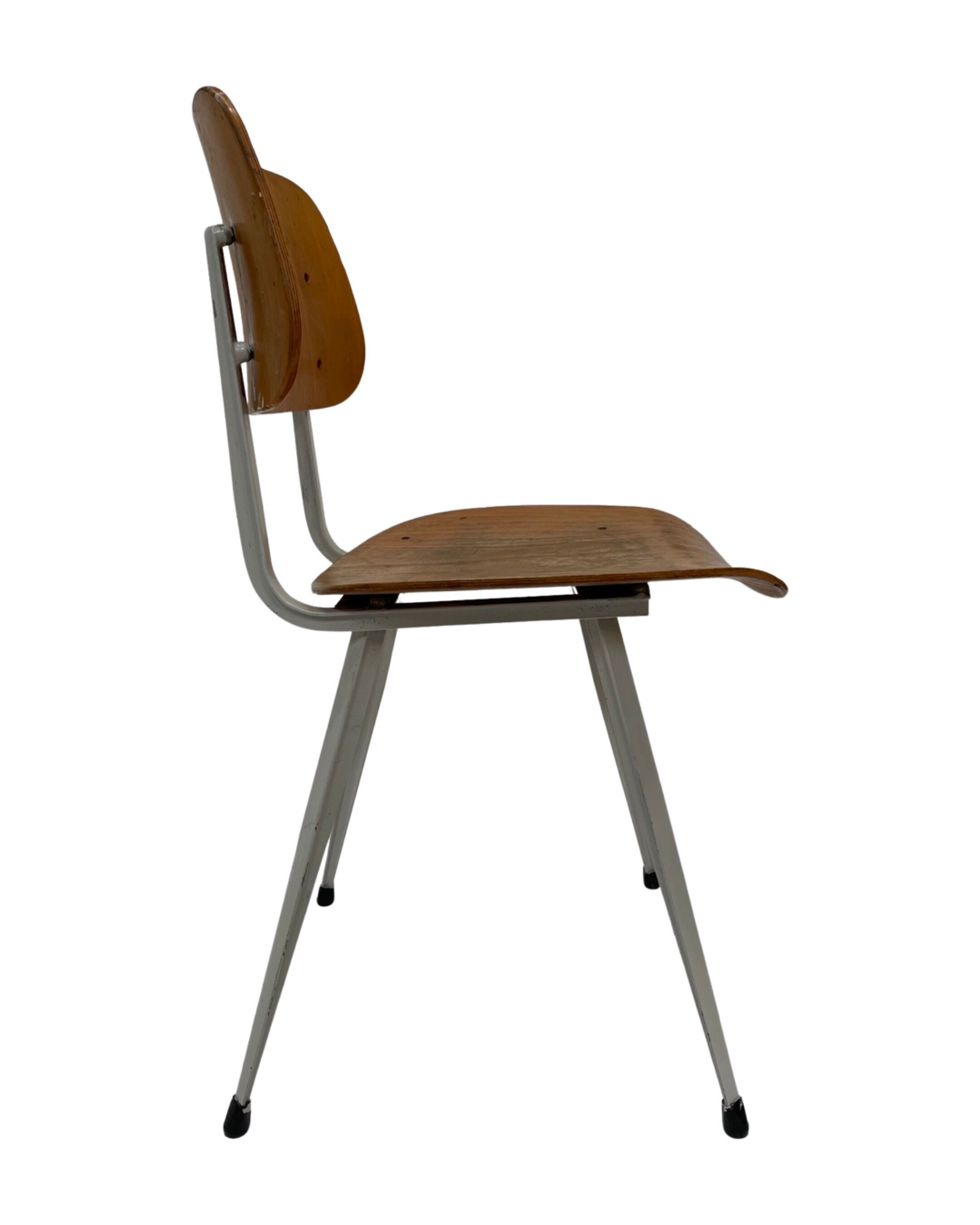 Vintage marko holland school chair 1960s design