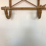 Bamboo coat rack shelf