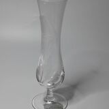 Vase soliflore en cristal taillé main - Valéry Klein, Baccarat