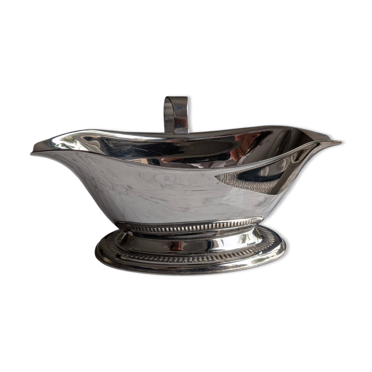 vintage fat separator sauce boat Jean Couzon - Président Collection - Stainless Steel