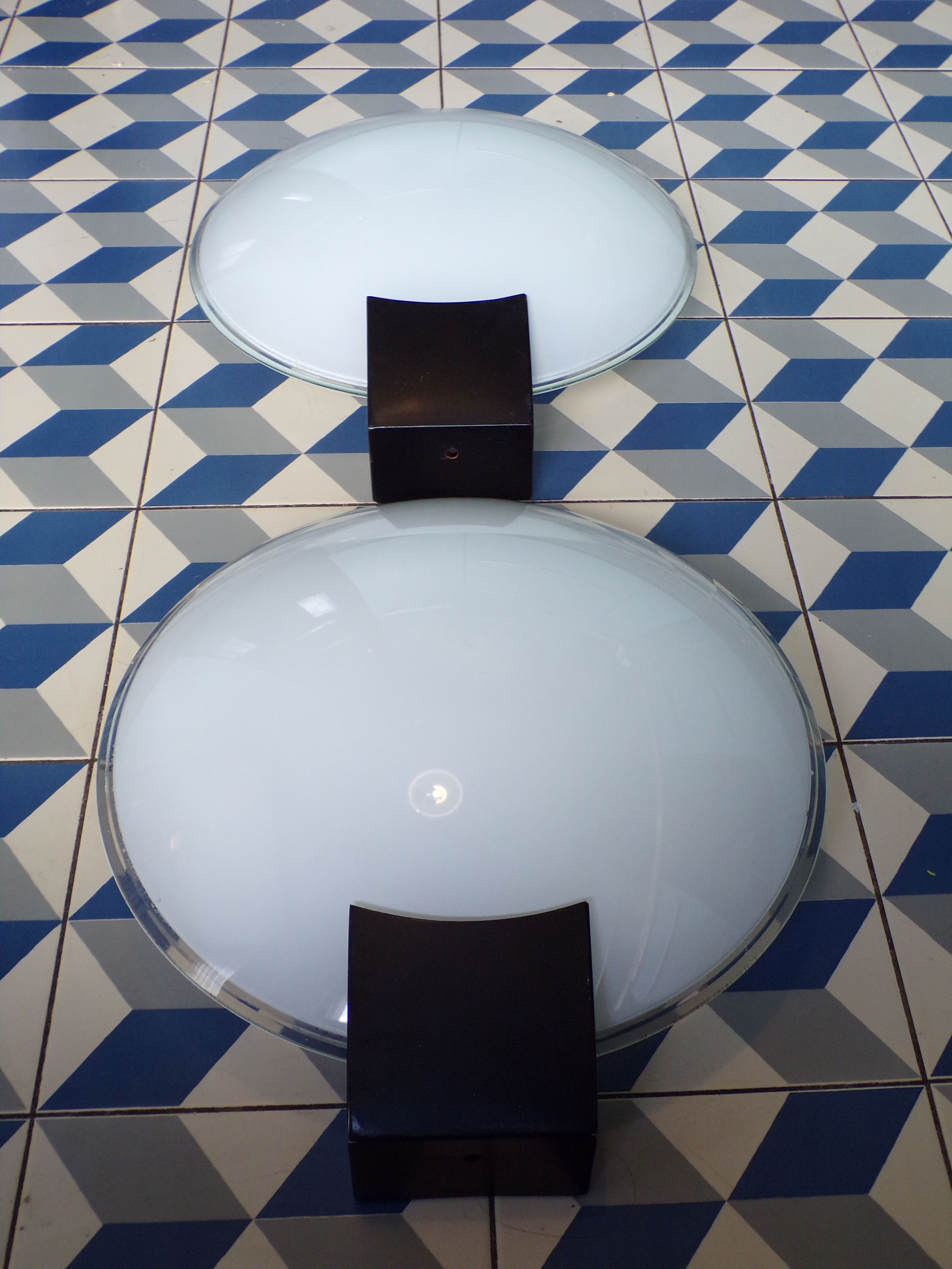 Pair of Europhane disco wall lamps