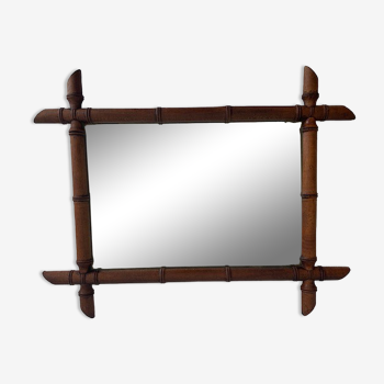 Miroir barbier bambou 43x55cm