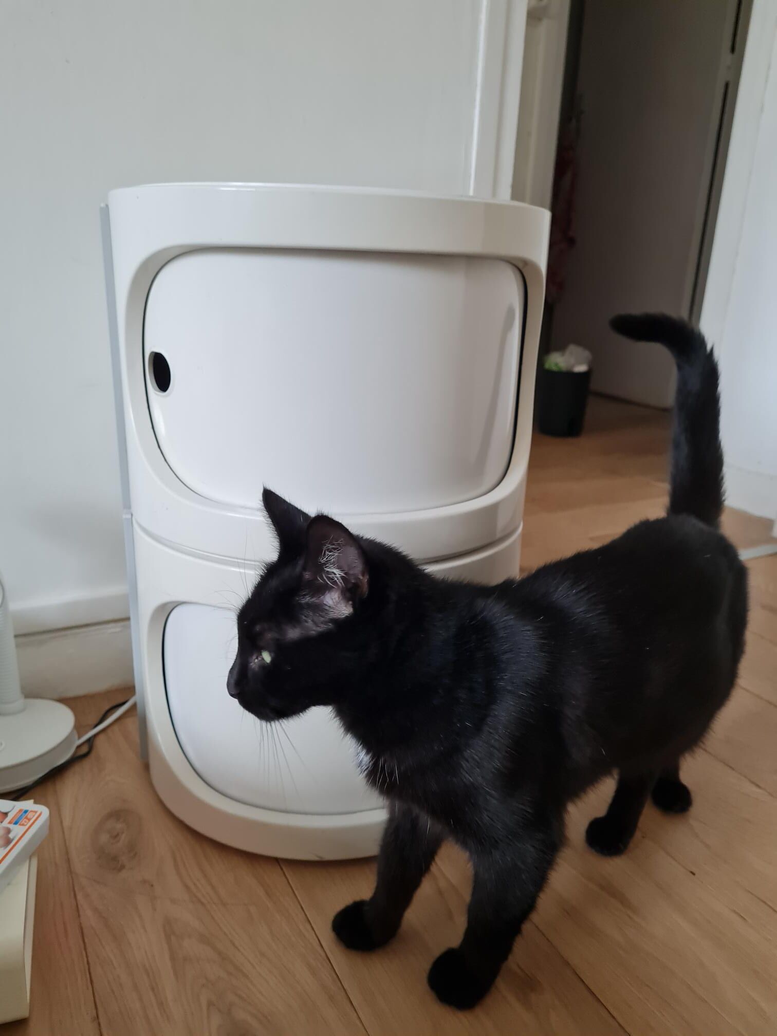 vintage KARTELL bedside table