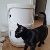 vintage KARTELL bedside table