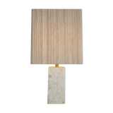 Travertine lamp by Peter Draenert, Germany 1970s