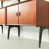 Teak Modular Wall System by Louis van Teeffelen for WéBé, 1955