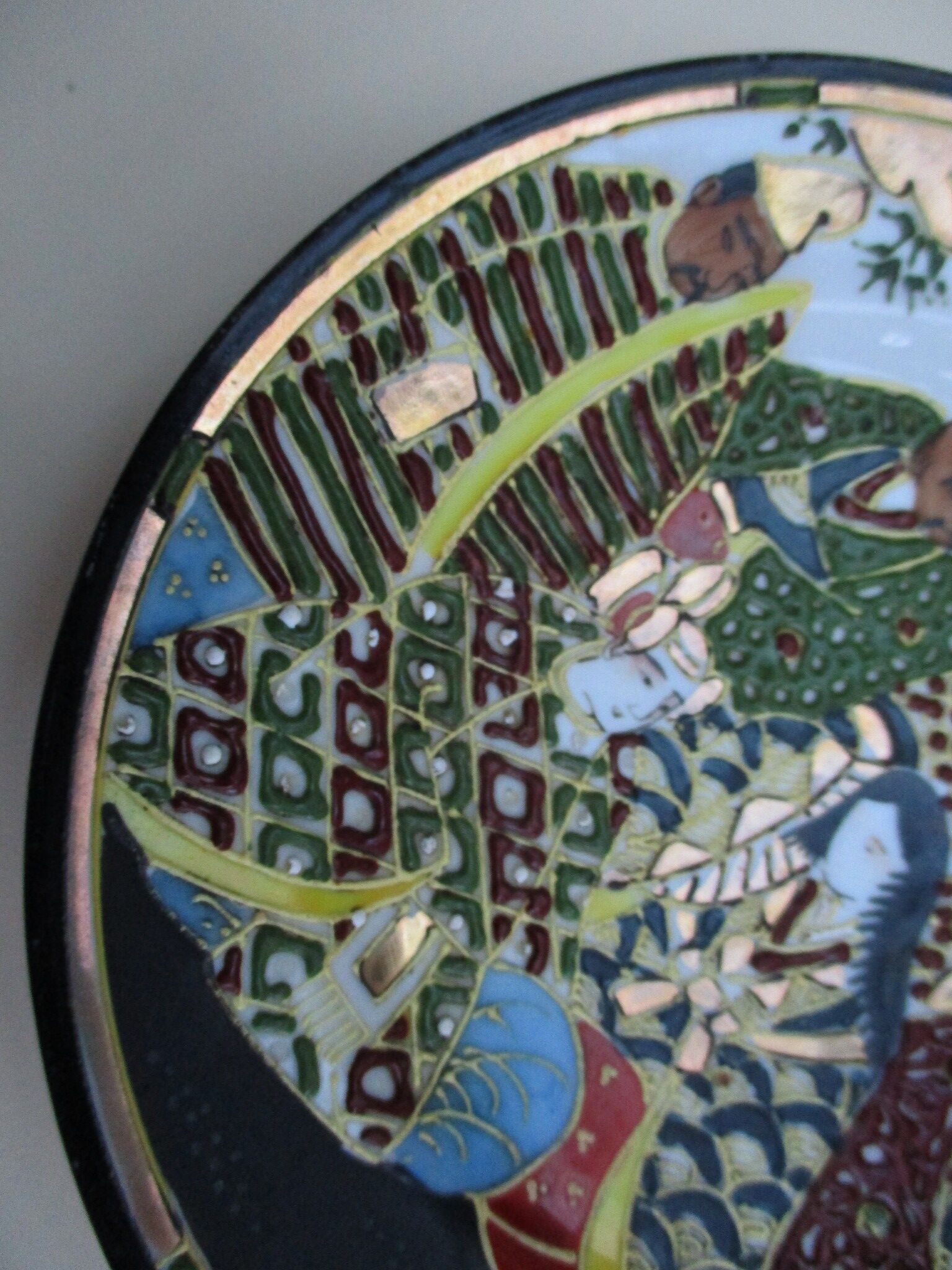 Assiettes porcelaine du japon satsuma