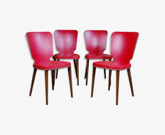 4 chaises Horgen-Glaris Suisse années 60