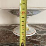 Luneville KG compote dish with poppy and butterfly design.