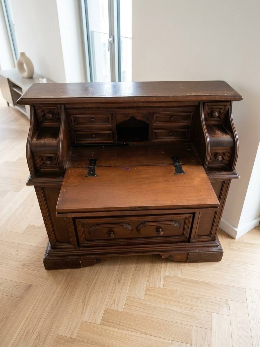 Antique wooden desk