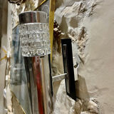 applique chrome et verre style Sciolari