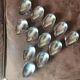 Set of stainless steel spoons