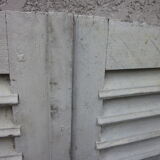 Pair of old shutter louvers