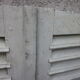 Pair of old shutter louvers