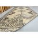 1970s Vintage Turkish Hand-Knotted Wool & Cotton Beige Rug 136x388