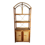 Vintage rattan shelf