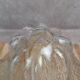 Vintage textured glass pendant attributed to Murano – amber edge – 1970s