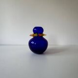 Vase bleu cobalt Jori Suhajek Bohemia tchèque