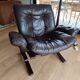 Fauteuil kengu designer elsa et nordhal solheim  pour rikken année 60