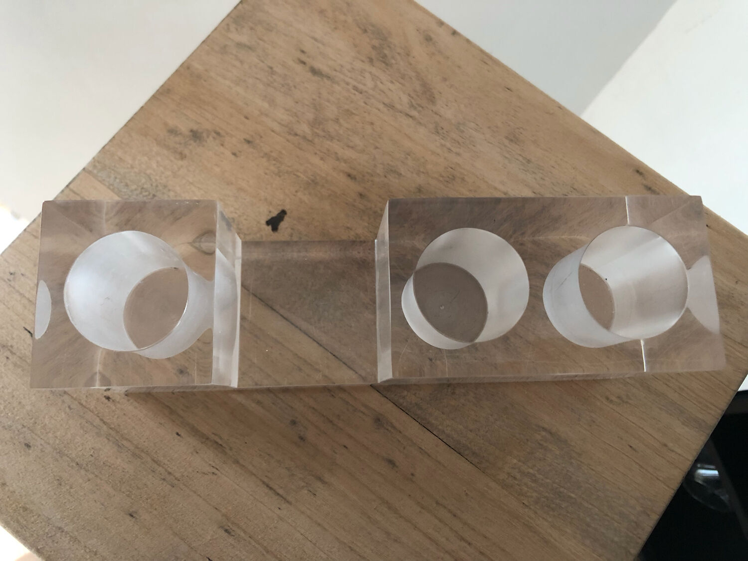 Vintage plexiglass pencil/pen holder