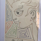 Numbered Jean Cocteau screen print