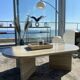 Table basse rectangle format oblong 100% Travertin Romain