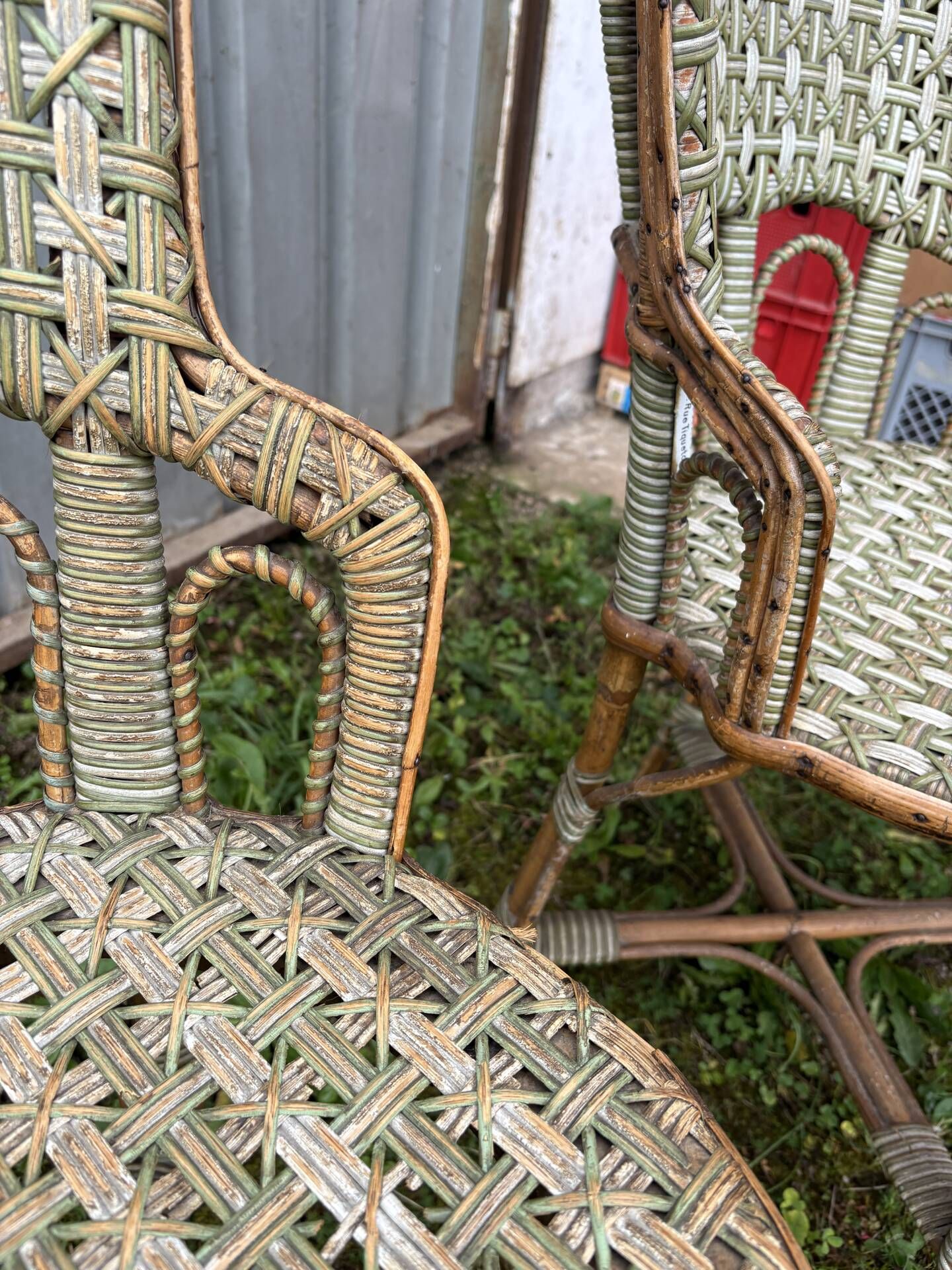 Wicker garden furniture 1920