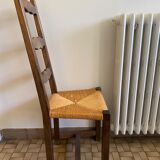 Mulched wooden bistro chair
