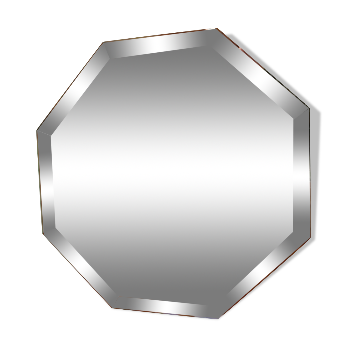 Miroir octogonal biseauté
