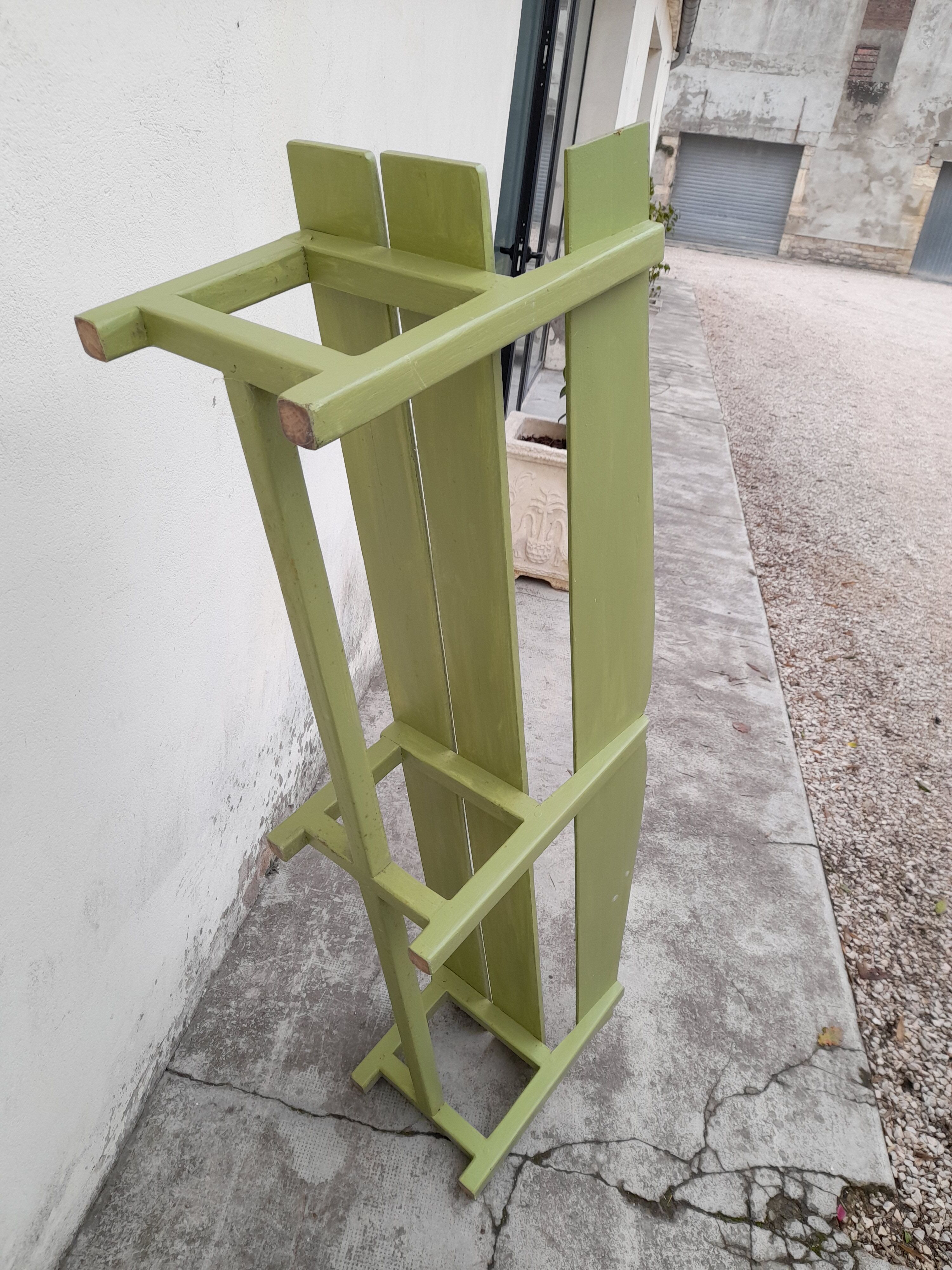 Old vintage school child bench