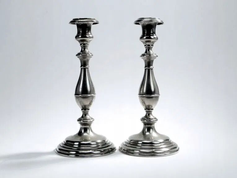 Cc5 henniger - pair of california candle holders