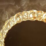 Large Vintage Luxury Crystal Brass Witch Mirror