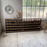 Meuble de métier pin à cases XL 250cm