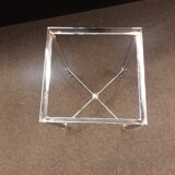 Metal stool with fabric seat