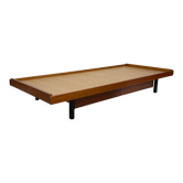 Vintage wooden daybed bed with drawers, Netherlands, 1960