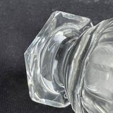 Drageoir with lid - Cut blown glass – 19th century