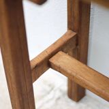 Vintage wooden console, wooden furniture, console table, interior decoration