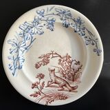Series of 8 flat plates "Hunting"