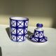 Ceramic coffee service by robert picault - vallauris, 1950s