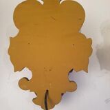 Pair of vintage wood painted mountain wall light