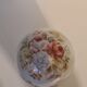 Boîte ovoïde porcelaine du Portugal décor floral
