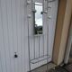 Vestibule, Art Deco coat rack.