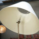Vintage opaline and glass floor lamp 1960